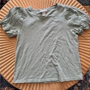 Design History light green top Small